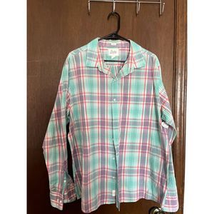 Bixby Nomad Button Plaid Shirt Mens XL